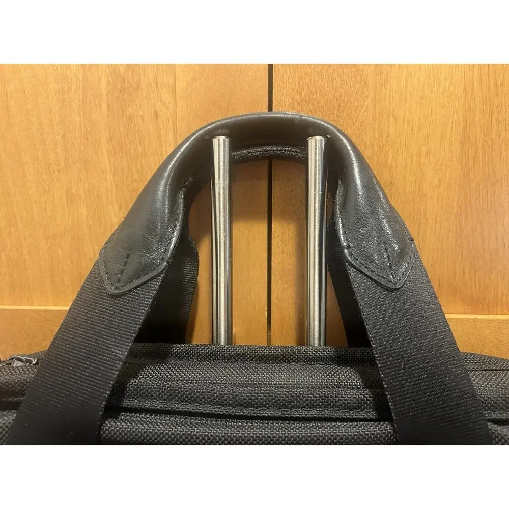 Tumi Alpha 2/3 Expandable Organizer Laptop Briefcase FXT Black Ballistic Nylon
